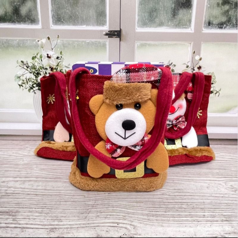 

Tas Hampres Natal Totebag Natal Merry Christmas Tas Natal Kekinian Termurah