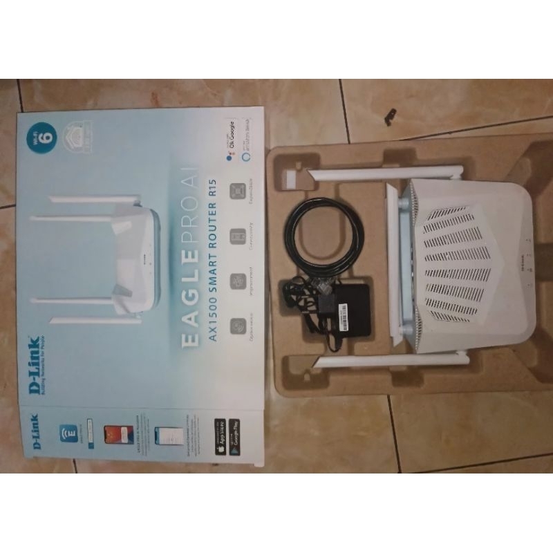 Router Bekas D-Link R15 Eagle PRO Al AX 1500 Wifi 6 (Garansi Aktif)