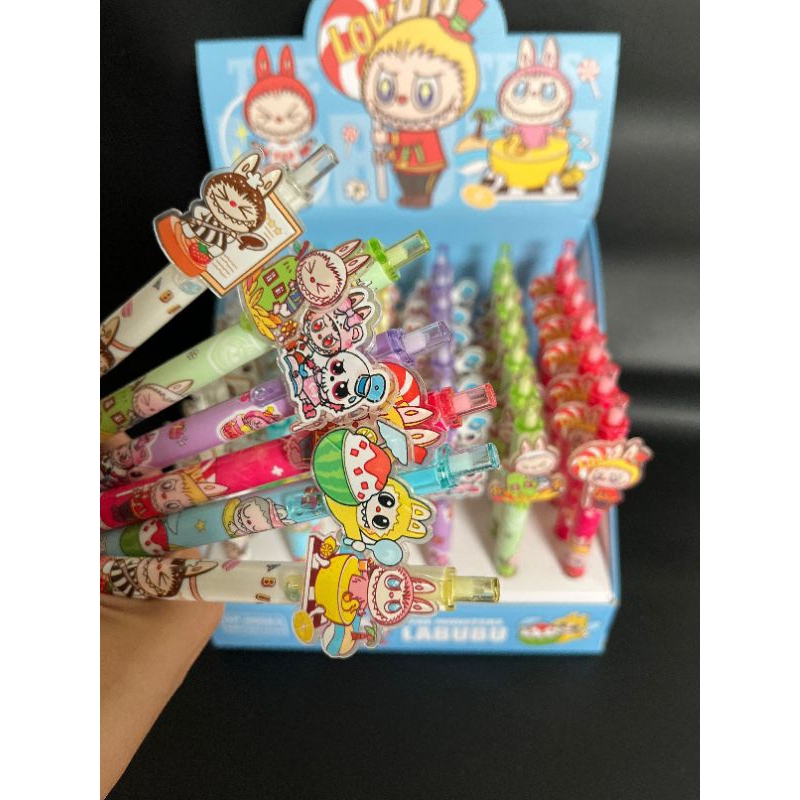 

Labubu Pulpen Cetek Akrilik Pen Gel Pop Mart