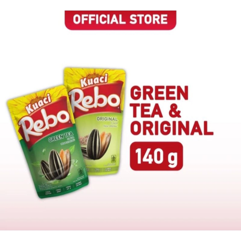 

REBO KUACI BUNDLING VARIAN RASA GREEN TEA 140 GRAM + ORIGINAL 140 GRAM