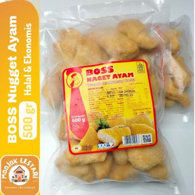 

BOSS Nugget Ayam 500gr Chicken Nugget Enak Ekonomis Halal Murah