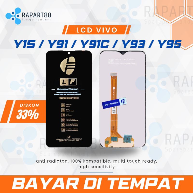 LCD Vivo Y91 / Y91C  / Y1s / Y93 / Y95 Original Fullset Touchscreen Life Future Best Seller Termurah