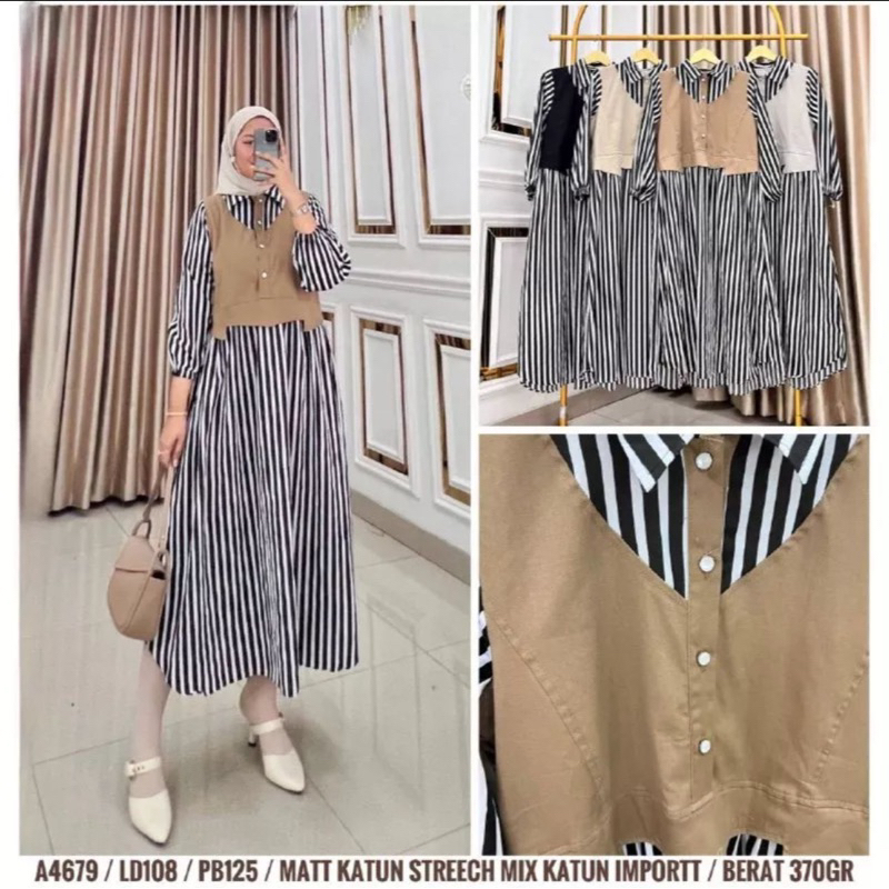 Gamis Rompi salur