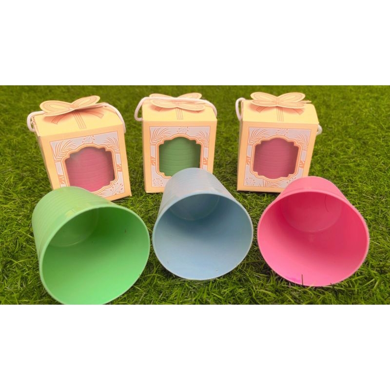 GGj Isi 50 PCS Souvenir Pernikahan Gelas Kemasan Box