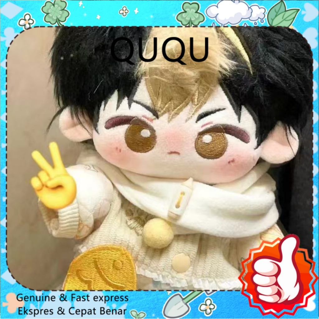 QUQU 20cm Haikyuu Nishinoya Yu Attribute Cotton Doll baju boneka 20cm Dress up doll