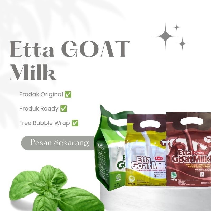 

ETTA GOAT MILK 3 RASA