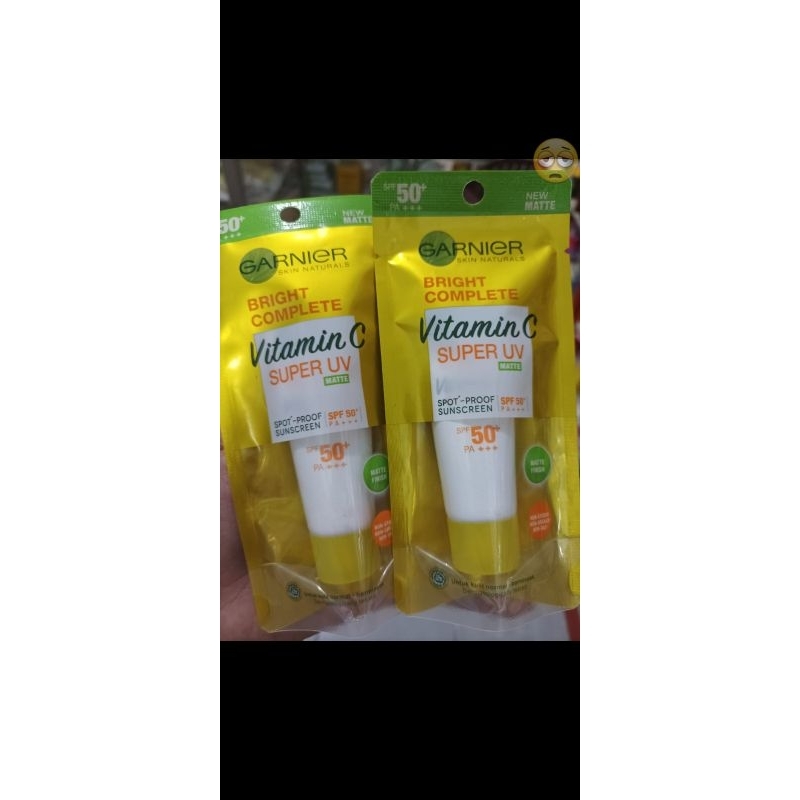 Sunscreen garnier