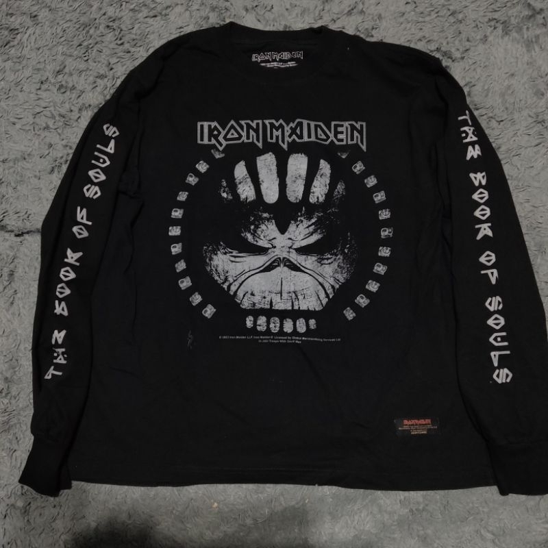 KAOS BAND IRON MAIDEN LONG SLEEVE X GEOFF MAX ORIGINAL