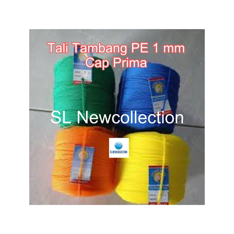 

Tali Tambang PE 1 MM Cap PRIMA +/- 200 METER (1 ROL) MURAH