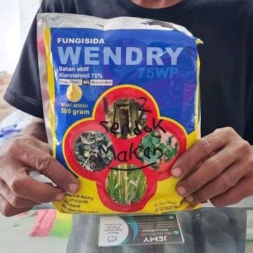 fungisida karat daun tanaman klorotaronil 75WP wendry75wp500gr