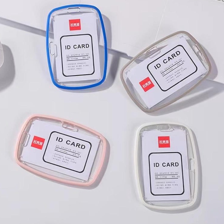 

Spesial Bulan Ini ID Card HolderCard holder Acrylic Name Tag DIYTempat Photocard Kartu Foto Alat Tulis Sekolah 3 inch Cover TransparantSuning Mall