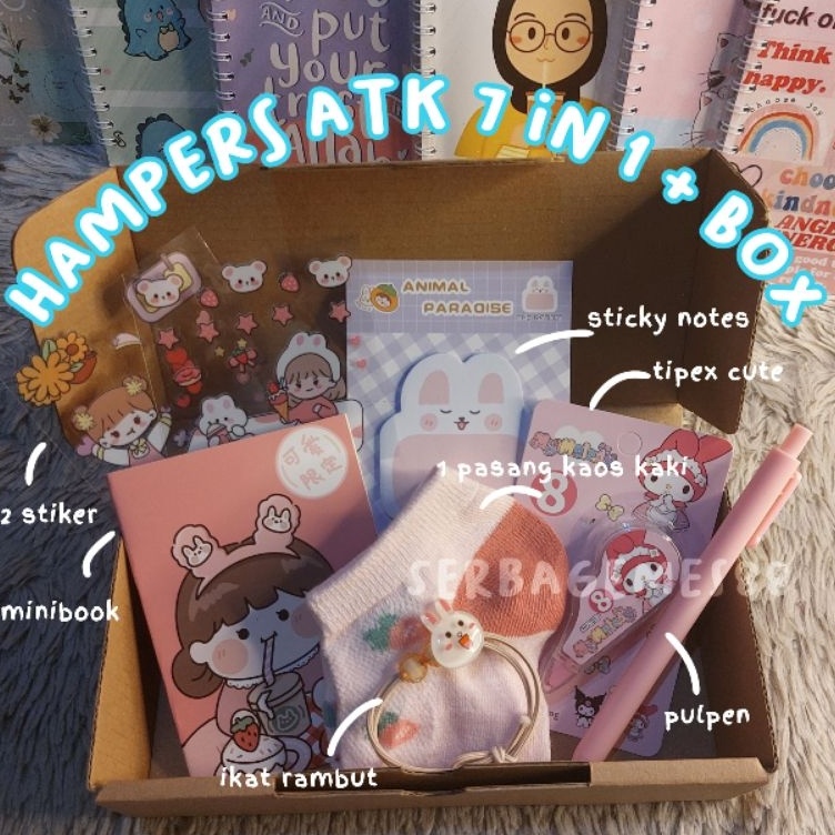 

Ready Hemat serbagemes88 SET ALAT TULIS 7 IN 1 LENGKAP GIFT HAMPERS KADO HADIAH SEKOLAH STATIONERY SET HADIAH LUCU WISUDA KADO ULANG TAHUN CEWEK HAMPERS MURAH GIFT BOX LUCU STATIONERY SET AESTHETIC PAKET ALAT TULIS ANAK KADO UNIK PEREMPU