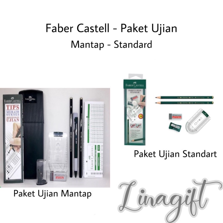 

Pusat Grosir FABER CASTELL PAKET UJIAN MANTAP STANDARD 5 MACAM LENGKAP HIJAU PENSIL PENGGARIS PEN PENGHAPUS SERUTAN PACKAGE TEST SET PENCIL 2B RULLER PEN ERASER SHARPENER PENCIL CASE STATIONERY SCHOOL SET