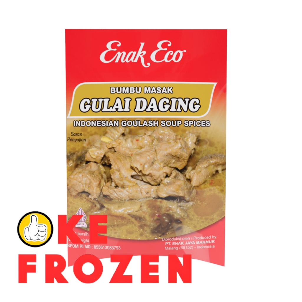 

ENAK ECO BUMBU MASAK GULAI DAGING 90GR/ BUMBU INSTAN