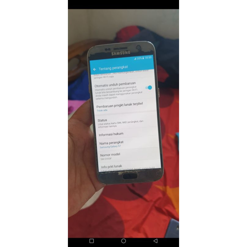 Mesin Samsung Galaxy S7 flat SM G930FD Normal