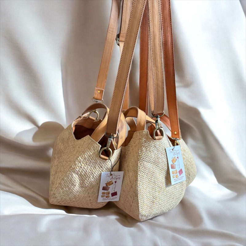 Tas Selempang Rotan Balian Bag Tas Kulit Asli Model Unik