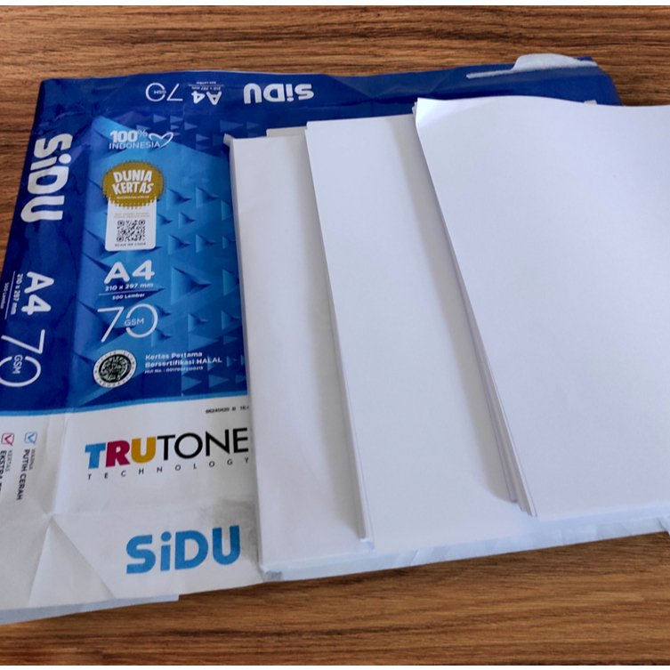 

Kertas HVS SiDU A4 70g ECERAN isi 100 lembar