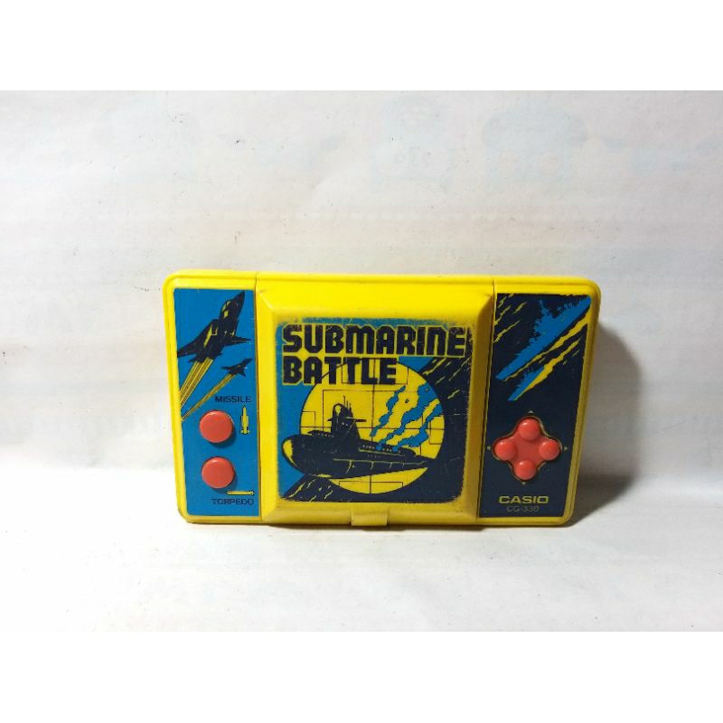 Game Watch Gimbot Casio Gamebot Sub Marine Submarine Battle Kapal Selam Rare Jadul Vintage Classic L