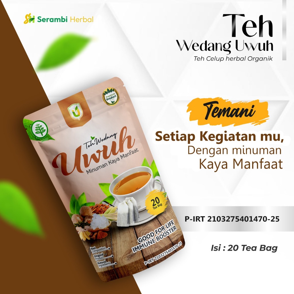 

Teh Tradisional Celup Herbal Wedang Uwuh Premium Organik Isi 20