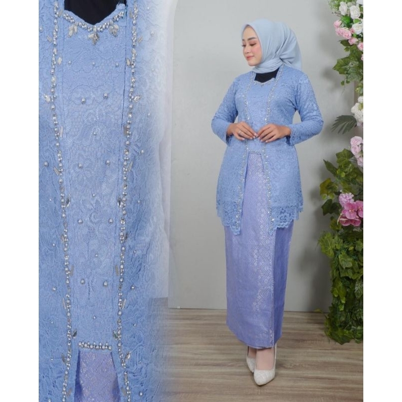 KEBAYA KUTUBARU PAYET MODERN-BLOUSE KUTUBARU PENDEK-KUTUBARU PAYET-KEBAYA MODERN