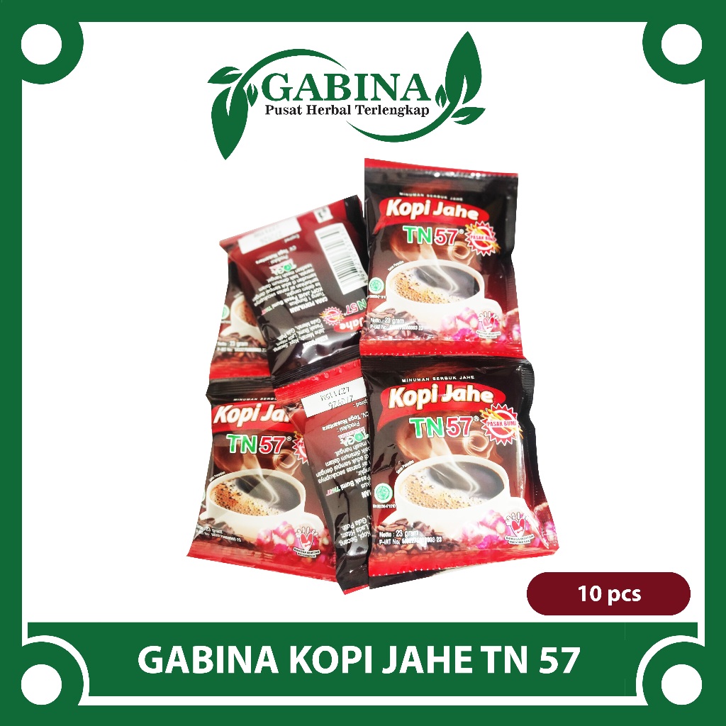 

Kopi Herbal Kopi Jahe Plus Pasak bumi TN57 | Per Renceng isi 10 pcs