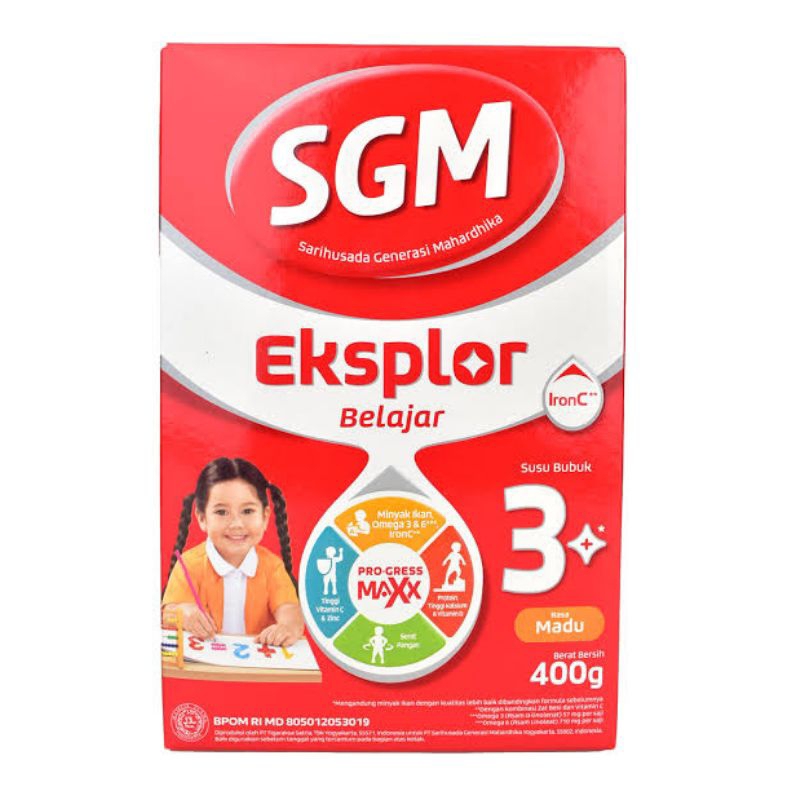 

SUSU BUBUK SGM EKSPLOR 3+ (400 gr) 100% ORI