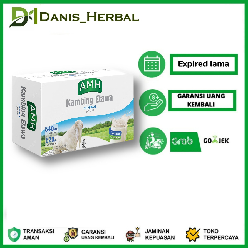 

AMH Susu Kambing Etawa Rasa Vanilla Per Sachet | Full Cream 1 Box Isi 10 Sachet