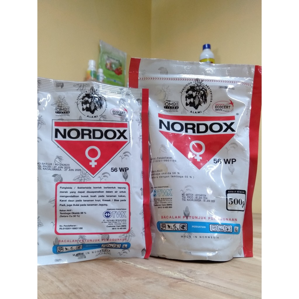 Nordox 56 WP  Fungisida Bakterisida Pestisida Organik Kontak