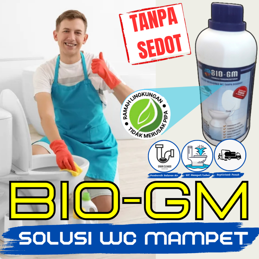 Anti Mampet WC Penguras WC Tumpat Mampet Pengurai Limbah Organik Tanpa Harus Sedot