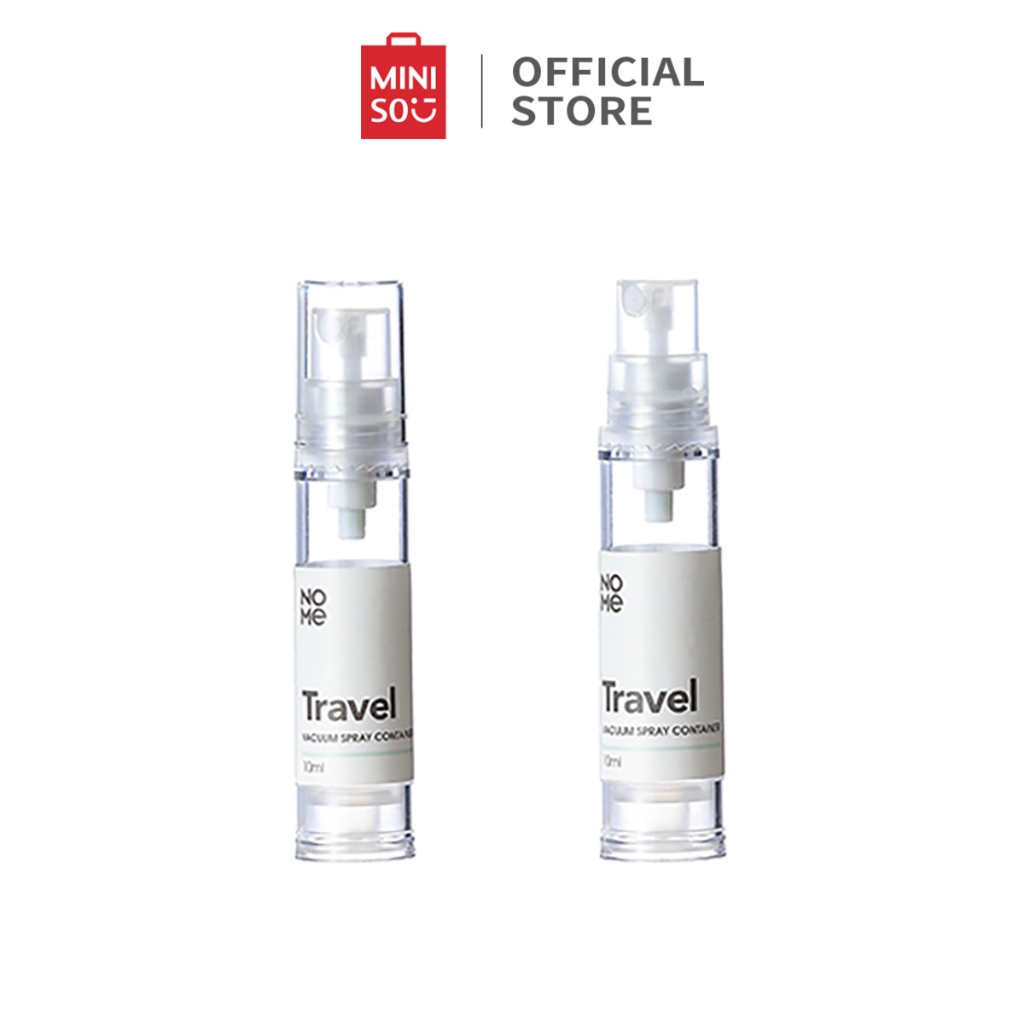 Miniso Spray Bottle Travel Bottle Botol Perjalanan Botol Isi Cairan Ringan dan Mudah Dibawa 10ml