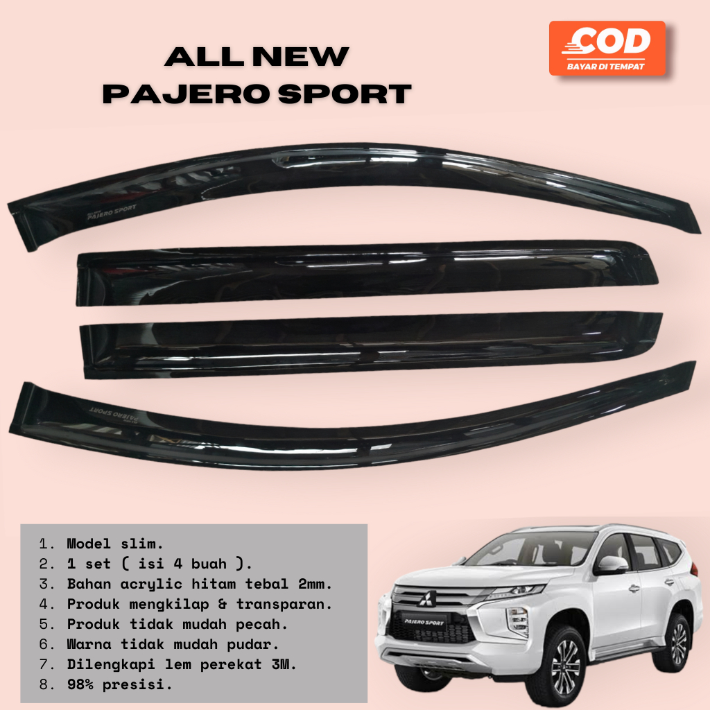 TALANG AIR MOBIL MITSUBISHI PAJERO SPORT TAHUN 2016-2022