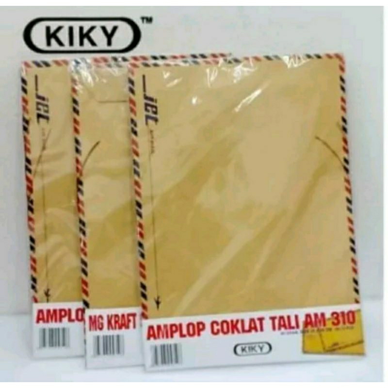 

Amplop Tali 310 ukuran Folio Harga Per 1 Bungkus isi 10Lembar