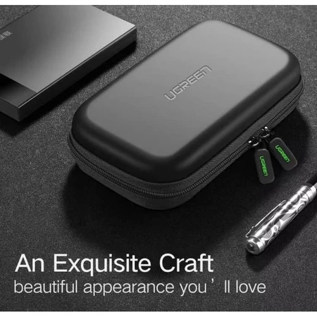 UGREEN Hardisk Case Storage Bag Tas Pouch Tempat Penyimpanan HDD Hard Disk Drive Eksternal Power Ban