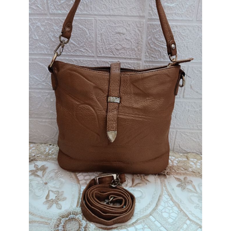 Nicole miller bag Preloved original leather Preloved