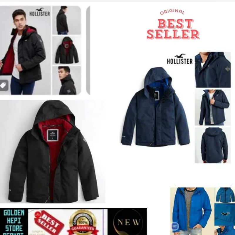 Jaket NTW Hollister Women's All Weather Collection Fleece - Lined Jaket Original Branded