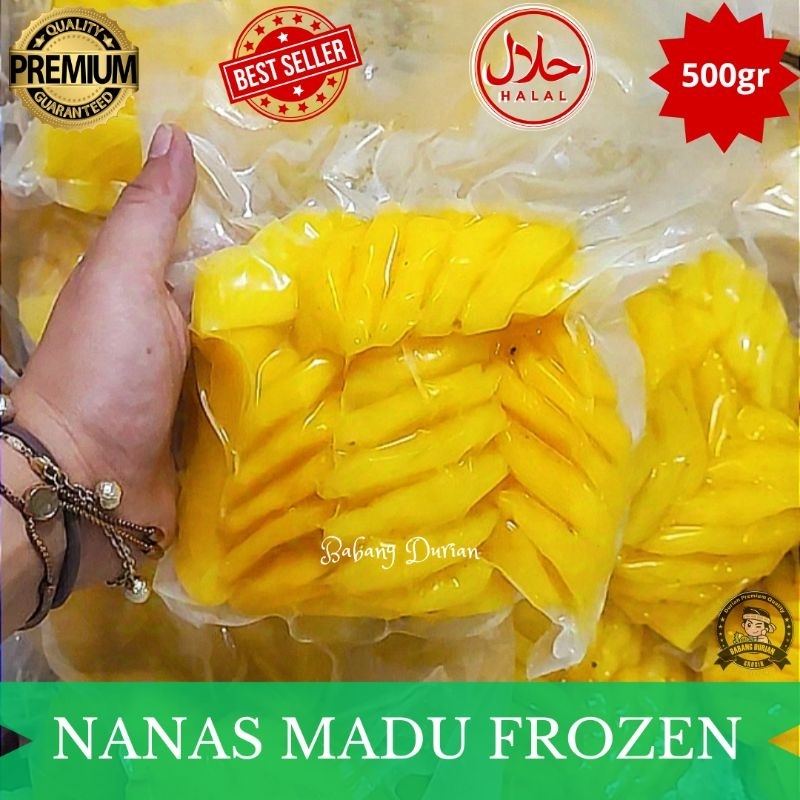

NANAS MADU 1KG & 500gr PREMIUM BERKUALITAS/NANAS PALEMBANG /NANAS BEKU/NANAS FROZEN