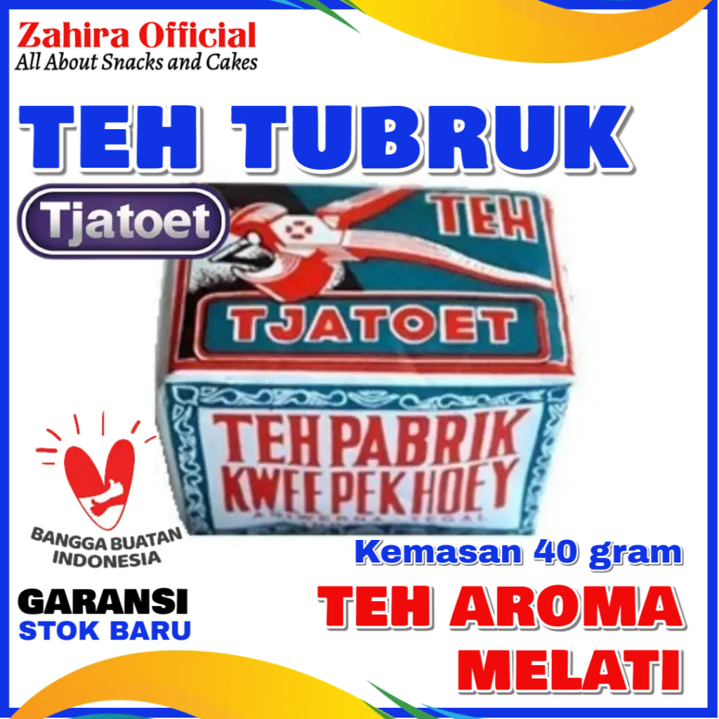 

Teh Tubruk Tjatoet Biru Teh Wangi Melati 40gram