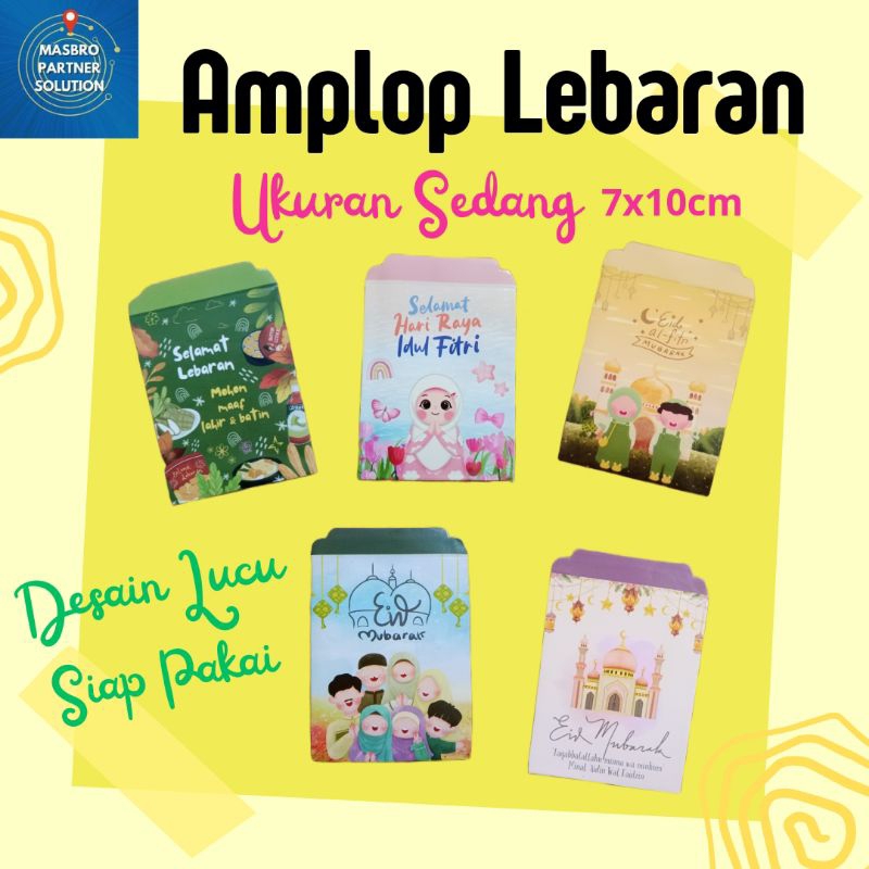 

Amplop Lebaran Lucu Siap Pakai Isi 10pc