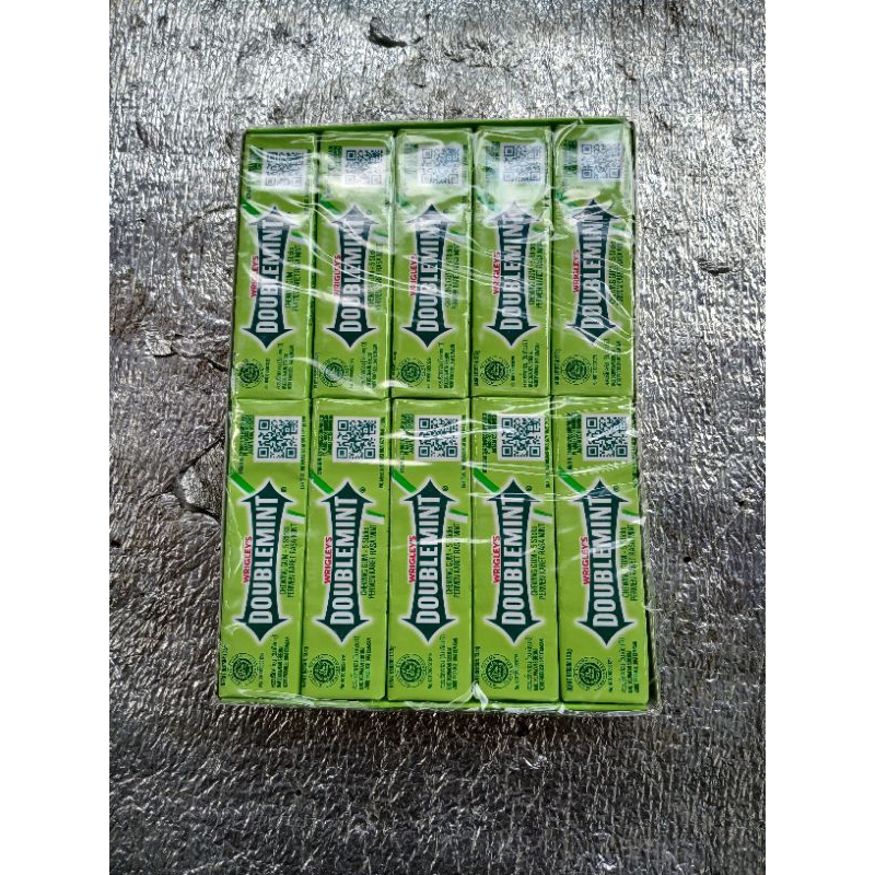 

permen karet double mint