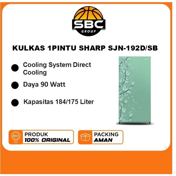 1PINTU SHARP SJN-192D/SB, SJN-192D/SP