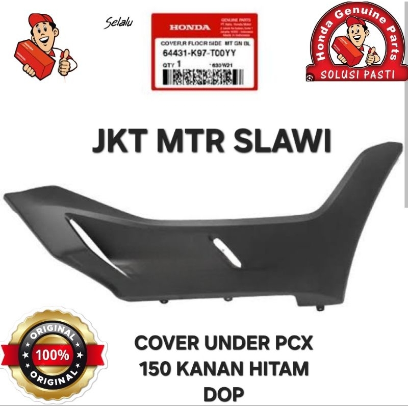 64432 k97 T00YY under side pcx 150 hitam doff, hitam dop kanan & kiri harga satuan ori ahm, asli hon