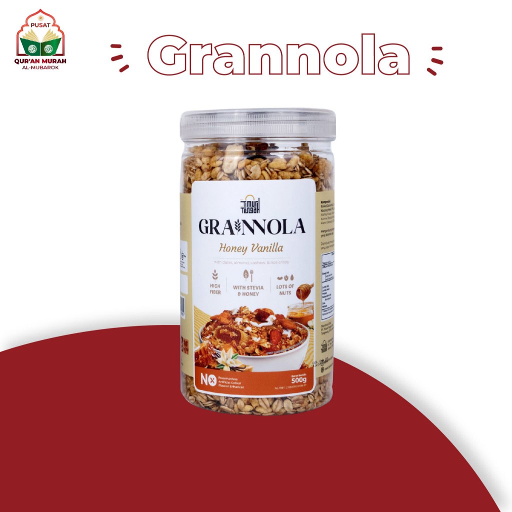 

Granola Vanilla Honey 500 gr Sereal Makanan Sehat High Quality Untuk Diet Murah Dari Timur Tengah