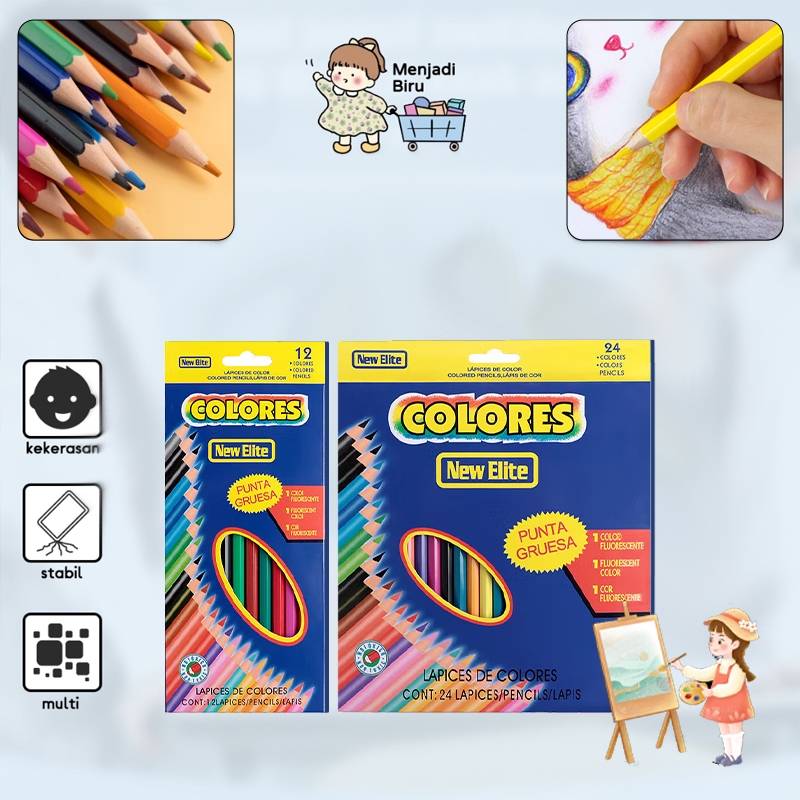 

Pena Gambar Pensil Warna 12 Warna 18 Warna 24 Warna Pena Gambar Pensil Seni Pena Gambar Anak-anak