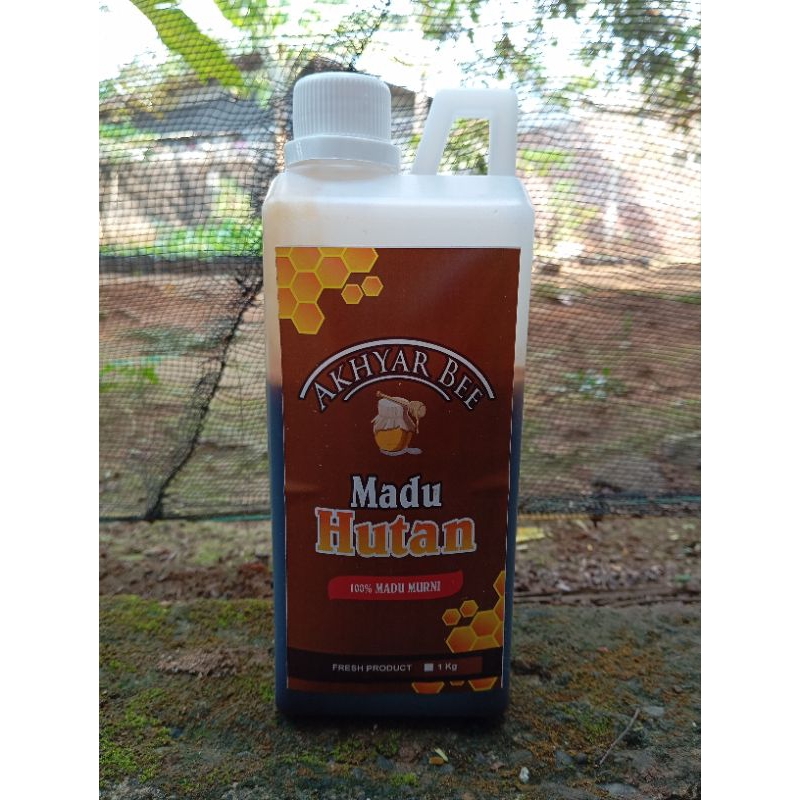 

Madu Hutan Sialang Jambi Akhyar Bee Apis Dorsata Kemasan 1kg 100% Madu murni tanpa campuran apapun