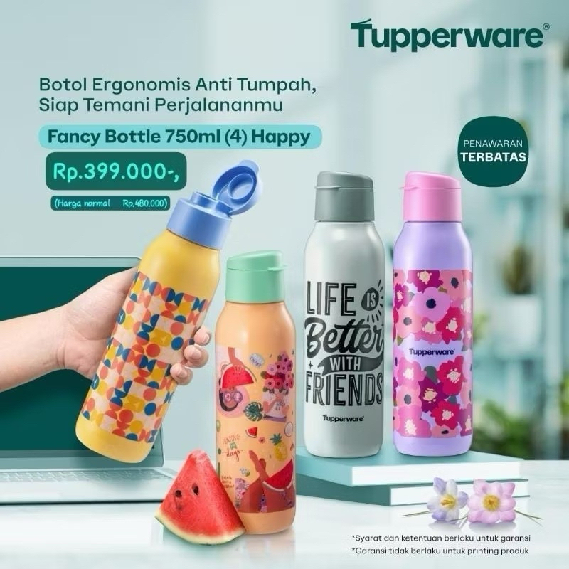 tupperware eco fancy 750 ml