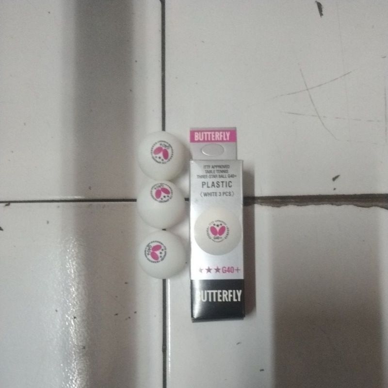 bola pimpong batrflay isi 3
