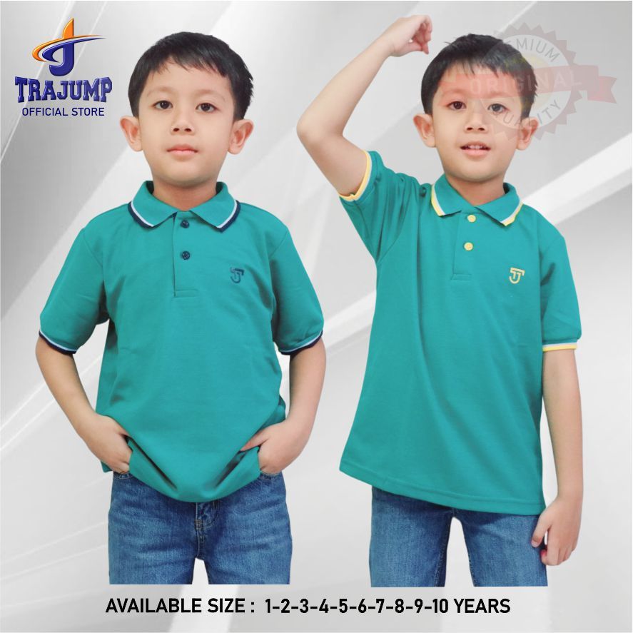 Polo Shirt Anak Toska Lacoste CVC Pique 24s Premium Quality