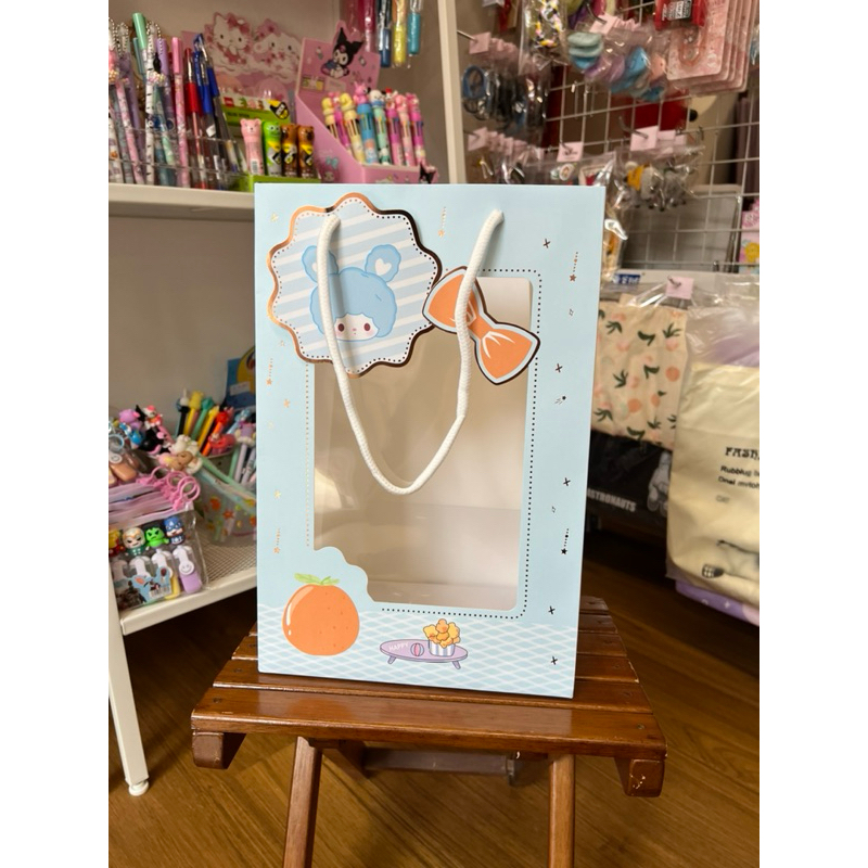 

Paper Bag Transparan Kado Hadiah Tebal Biru Kelinci Kantong Kertas Kualitas Tinggi