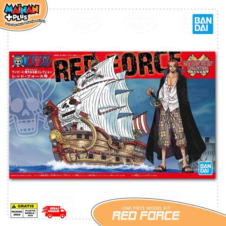 GRAND SHIP COLLECTION RED FORCE ONE PIECE ORIGINAL BANDAI MODEL KIT