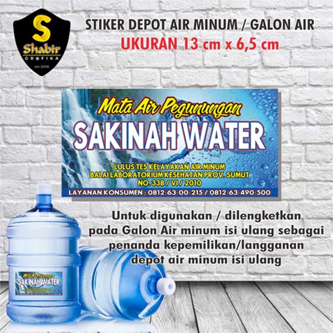 

COD STIKER DEPOT AIR / ISI ULANG AIR MINUM